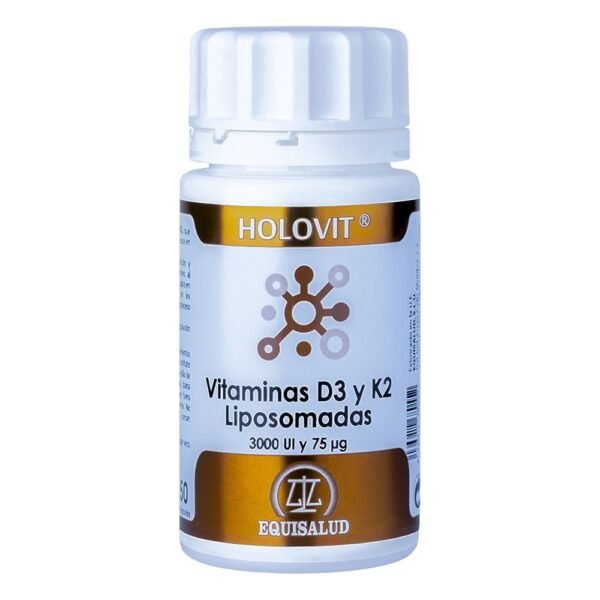 Holovit Vitaminas D3 y K2 Liposomadas 50Cap.